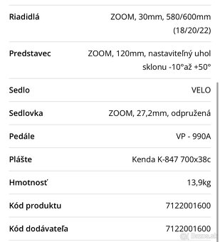 Predám crossový bicykel ARCORE CROSS 1.1 - 4