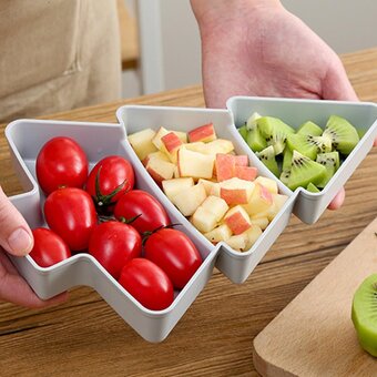 Taniere súprava 3 priehradkové plastové - 4