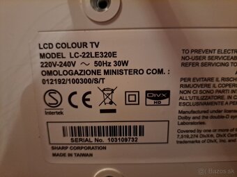 Predám malý TV Sharp - 4