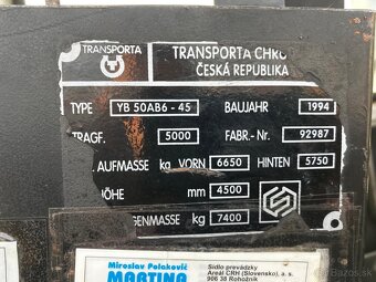 Predam vzv Transporta nosnost 5000kg - 4