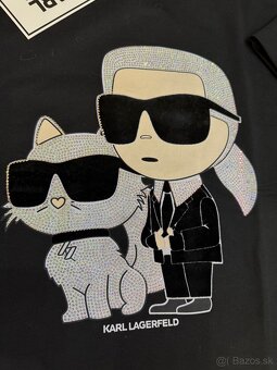 Šaty Karl Lagerfeld čierne - 4