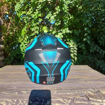 Nová nepoužívaná prilba na motorku / cross – veľkosť M - 4