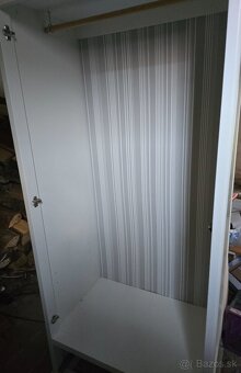 biela skina so zrkadlom IKEA - 4