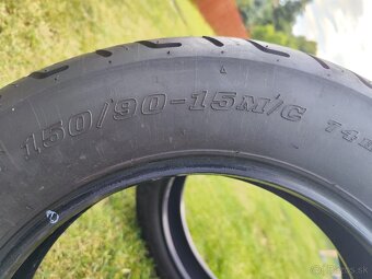 Predám jazdené pneumatiky Dunlop na motorku - 4