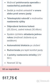 Športový kočík City premier Baby Jogger - 4
