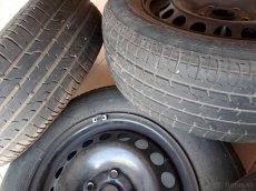 Pneumatiky 195/65 R 15 91 H s novými plechovými diskami - 4