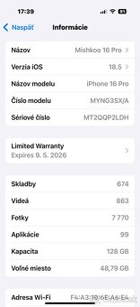Apple iPhone 16 Pro 128 GB prírodný titán - 4