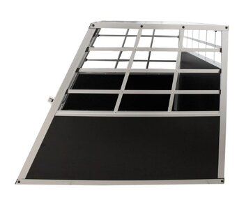 Box na prepravu psa XL – hliníkový, pevný, zamykateľný - 4