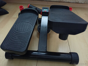 Hop-sport Stepper Slim červený | Twist Stepper s expandérmi - 4