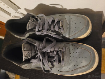 predám tenisky topánky nike jordan air force sivé v. 44-45 - 4