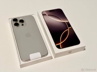 ✅iPhone 16 Pro Max 256 GB – Prírodný titán - 100% batéria✅ - 4