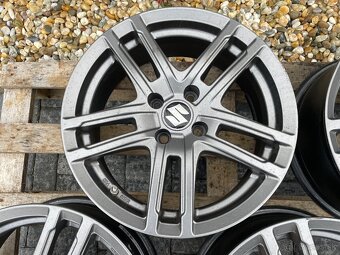 Disky DEZENT, grafitová šedá, R16, 6,5x16, 4x100, ET40 - 4