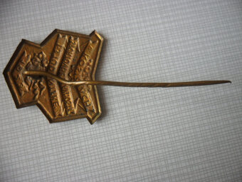 Historický bronzový odznak - Košice 1923 - 4