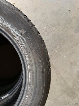 Predám Michelin 185/60R15 zimne - 4