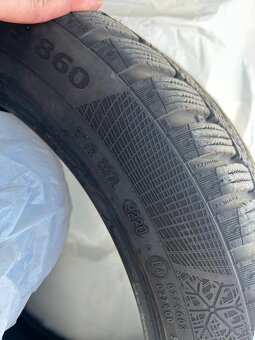Predám zimné pneu Continental 225/45 R17 - 4