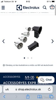 Príslušenstvo- sada struhadiel na kuchynský robot Elektrolux - 4