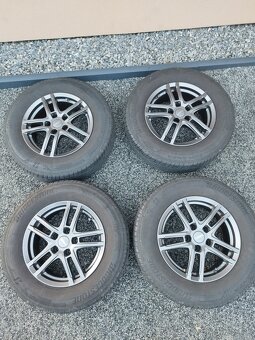 Letné pneu+ alu disky, 5x114.3, 215/70/R16 - 4