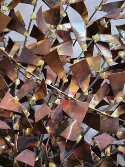 Strom kovova dekorácia na stenu - 4