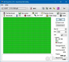 Predám pevný disk Western Digital Black 1 TB, 2,5" - 4