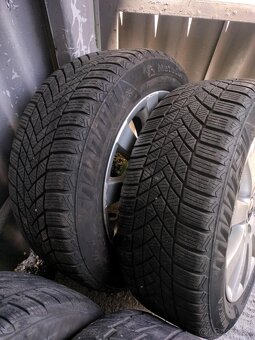 4ks alu disky orig. Vw 5x112 r16 pneu 205/55 r16 - 4
