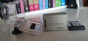 GoPro HD HERO + vodotesne puzdro + bateria - 4