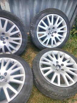 4ks alu disky orig. Audi 5x112 R17 pneu 225/45 R17 5mm - 4