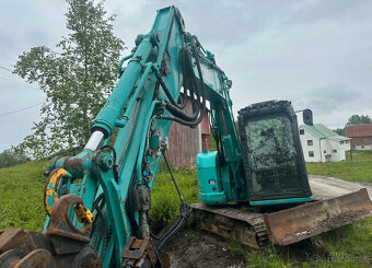 Pásový rypadlo Bagr Kobelco SK75SR-3E Minibagr - 4