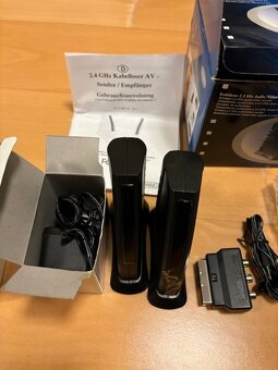 2.4 GHz bezdrôtový prenášač AV signálu 2 ks - 4