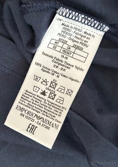 EA7 Armani tričko XS modré - 4