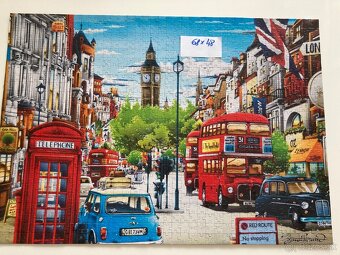 Obrazy poskladané a podlepené puzzle - 4