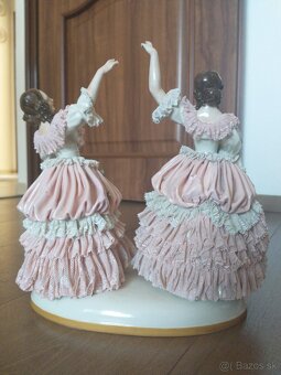Veľká porcelánová soška Volkstedt - 4