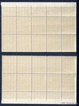 Známky, zbierka, bloky Zborov 1937, ČSR I - 4