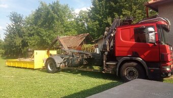 Scania hákový nosič kontajnerov s hydraulicku rukou - 4