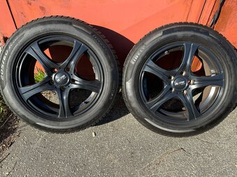 Alu disky Platin cierne + Zimne pneu Sotozero 3, 205/60 R16 - 4