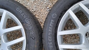Original VW elektrony značka BBS 5x100 R16 ,205/55R16 - 4