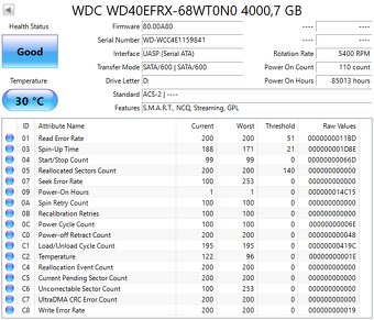 3,5" HDD WD Red 4TB - 4
