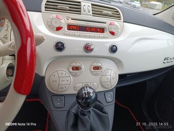 Predám Fiat 500 Hatchback 1.2 benzín r.v. 2012 - 4