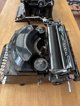 Starožitné psací stroje Continental a Olympia - 4