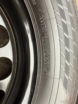 Plechové disky 5x112 so zimnými pneumatikami 215/60 R16 - 4