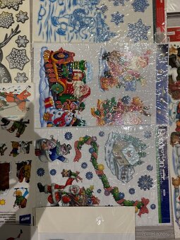 Nálepky vianočné na okno +betlehem - 4