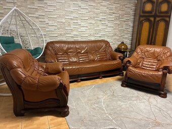 Predám koženu sedaciu supravu - 4