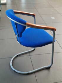 Stoličky 4ks - modré - 4