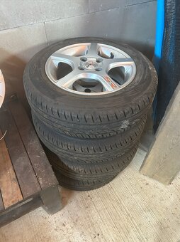 14" Disky s pneumatikami rozteč 4x100, - 4