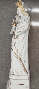Porcelánová soška Panna Mária s Ježiškom - 4