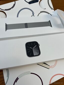 Apple Watch 9 45mm,Stainless Steel,Cellular,Milaness loop - 4