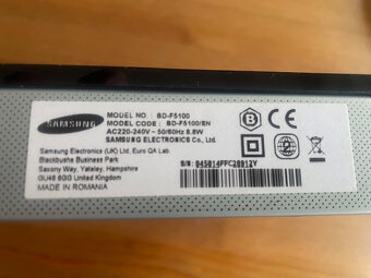 Predám Blu-ray prehrávač Samsung BD - F 5100 - 4