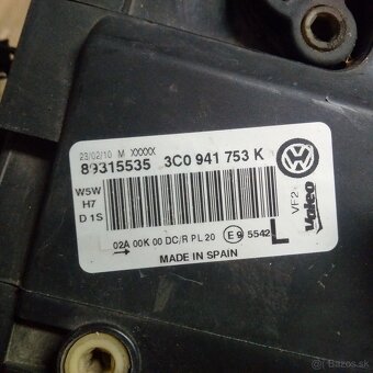 xenon bi-xenon levy vw passat b6 xenony 07-10 - 4