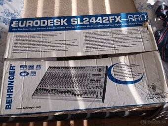 Predám Mix Behringer SL2442 FX-pro - 4