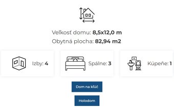 Na predaj krásny bungalov o rozlohe 83 m2 do 4 mesiacov - 4