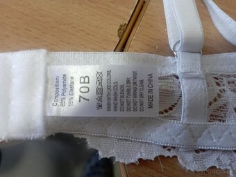 3x Podprsenky veľ. 70B - 4